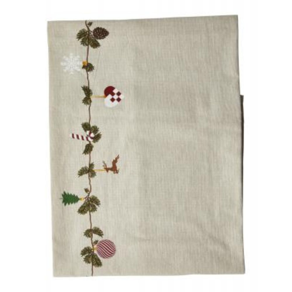 Juledug 140x270 cm i bomuld