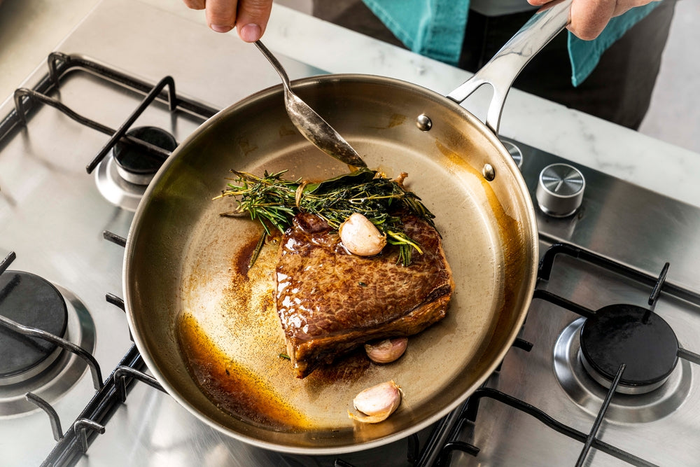 Jamie Oliver Cook Smart Stainless steel stegepande 28 cm