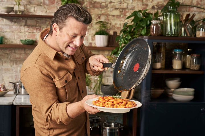 Jamie Oliver Quick & Easy Stainless steel keramisk stegepande 28 cm