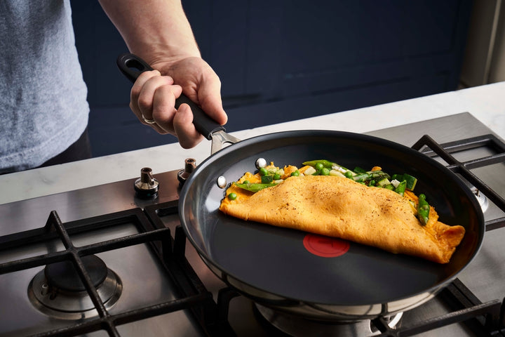 Jamie Oliver Quick & Easy Stainless steel keramisk stegepande 28 cm