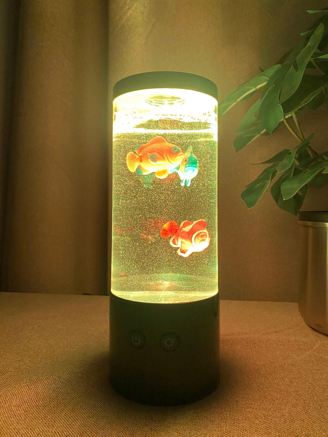 Fiskelampe med 3 fisk til batteri inkl. USB-ledning