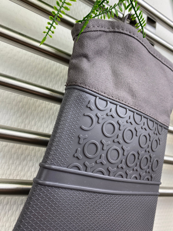 Daily - grillhandske silikone 19x37 cm grå