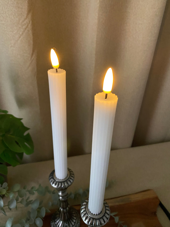 Conzept - Stagelys 2 stk med riller - 22 cm