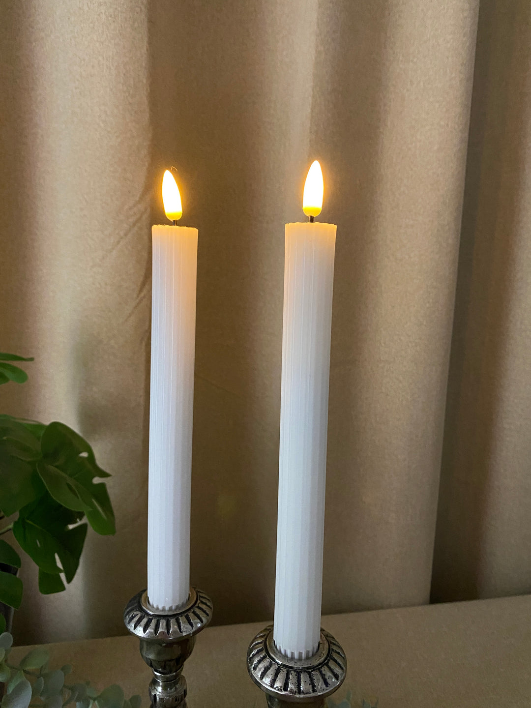 Conzept - Stagelys 2 stk med riller - 22 cm