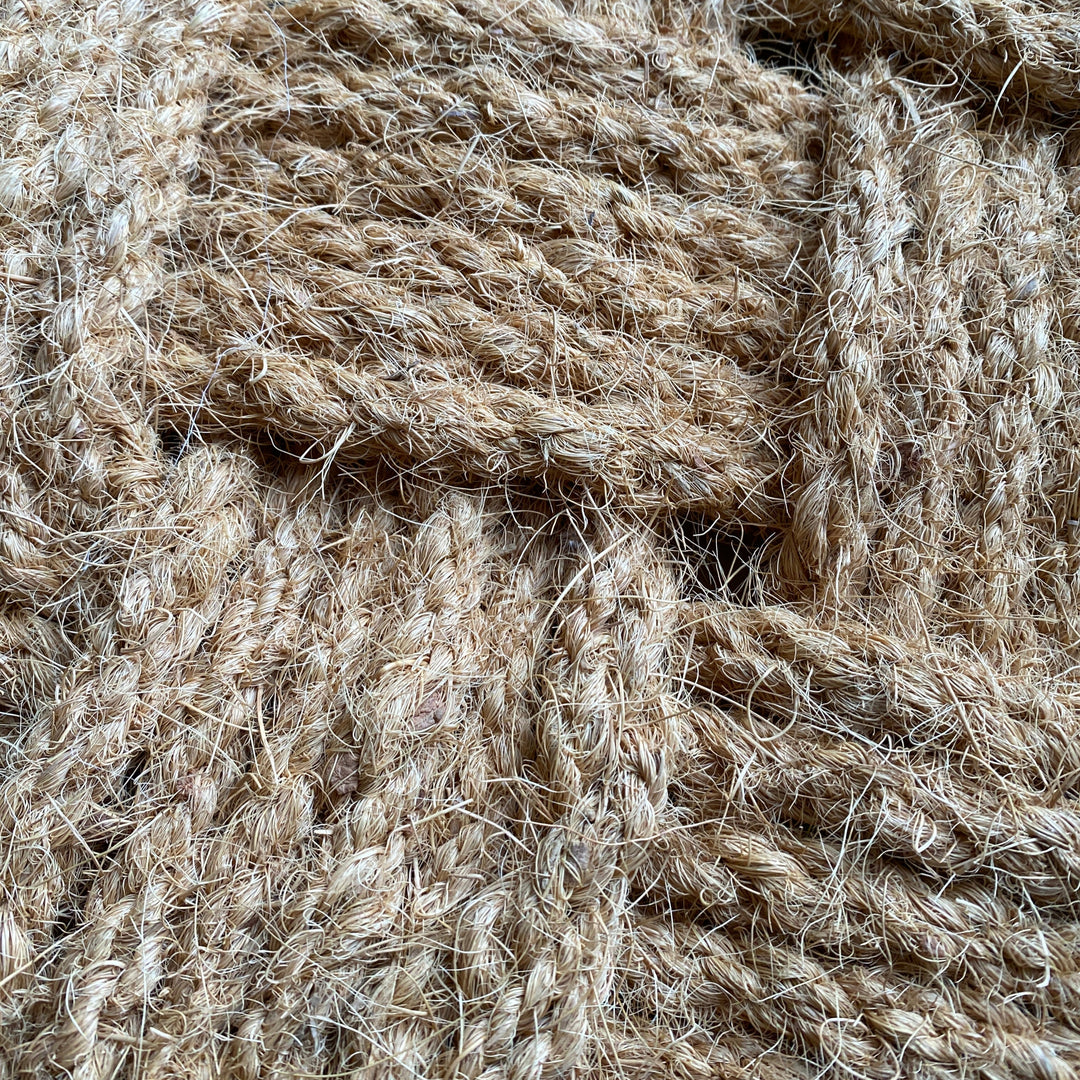 Dørmåtte - flettet mønster 40x60 jute