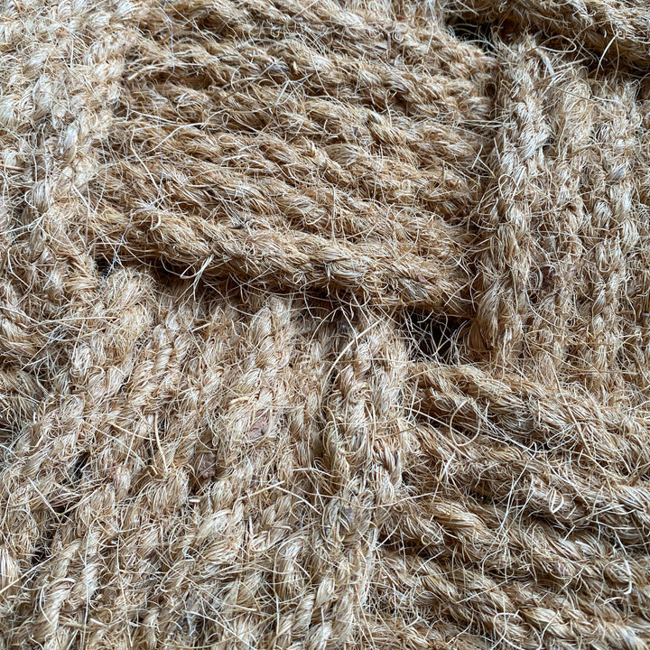 Dørmåtte - flettet mønster 40x60 jute