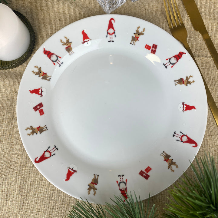 Tallerken Ø27 cm med julemotiv