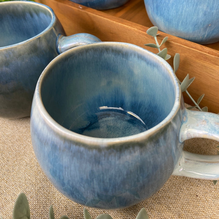 Krus 4 stk. i blå