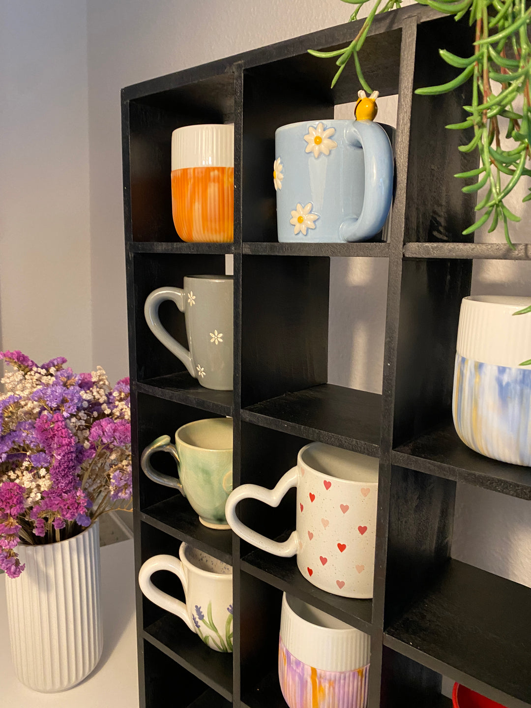 Reol til krus - sort