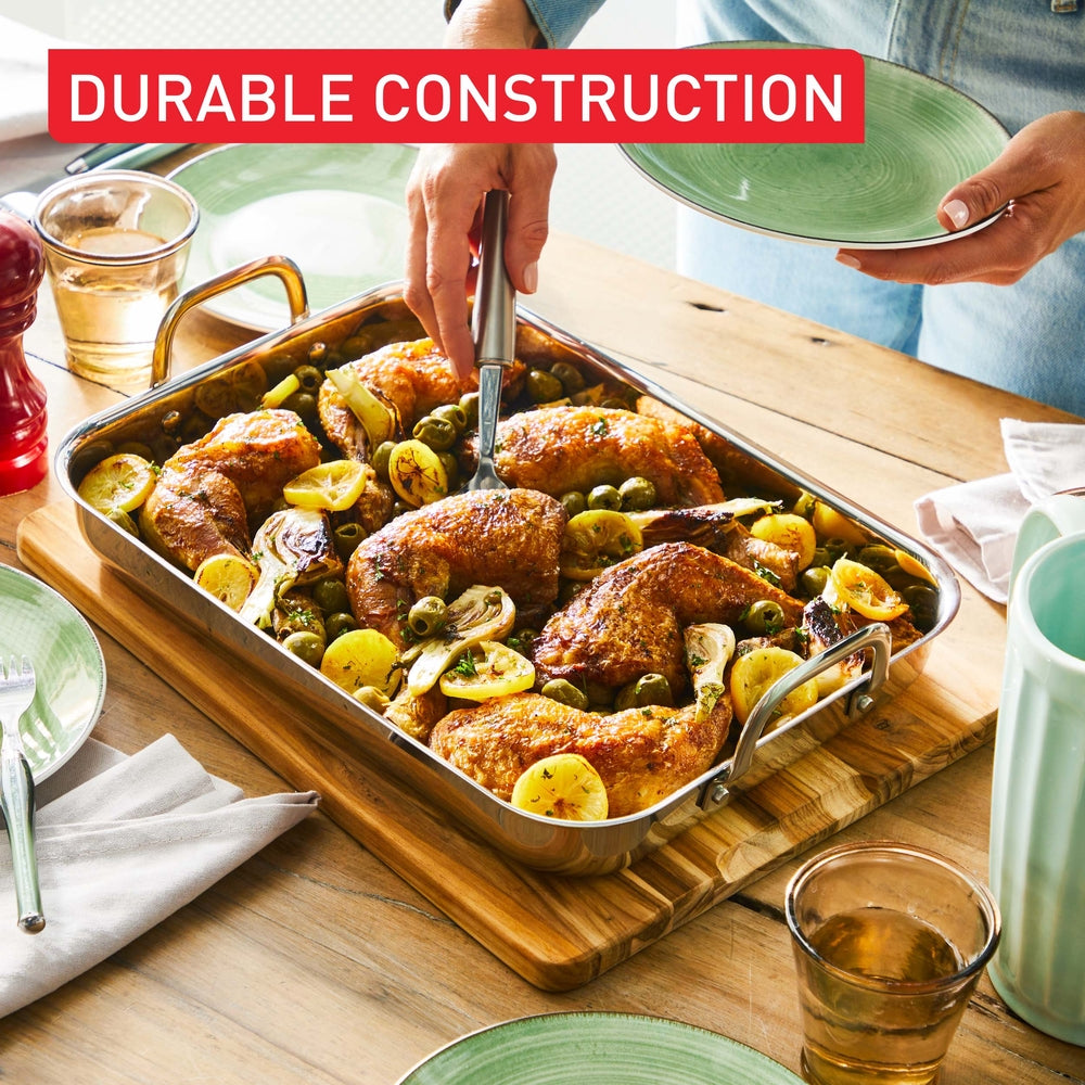 Tefal - Emotion bradepande 2 stk. rustfri stål