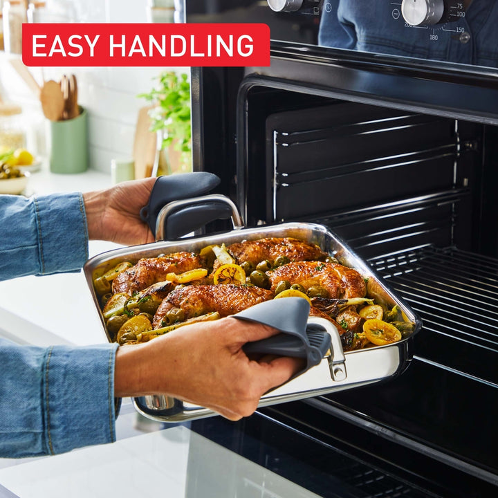 Tefal - Emotion bradepande 2 stk. rustfri stål