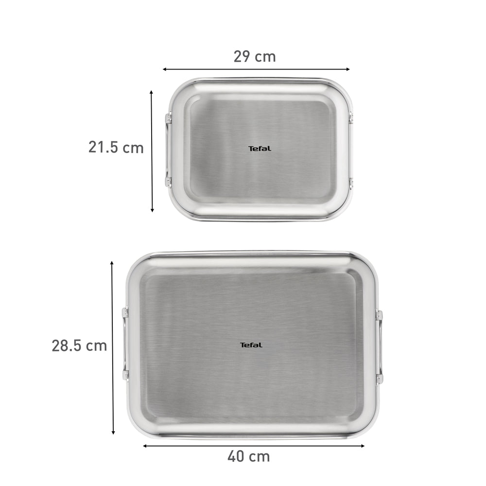 Tefal - Emotion bradepande 2 stk. rustfri stål
