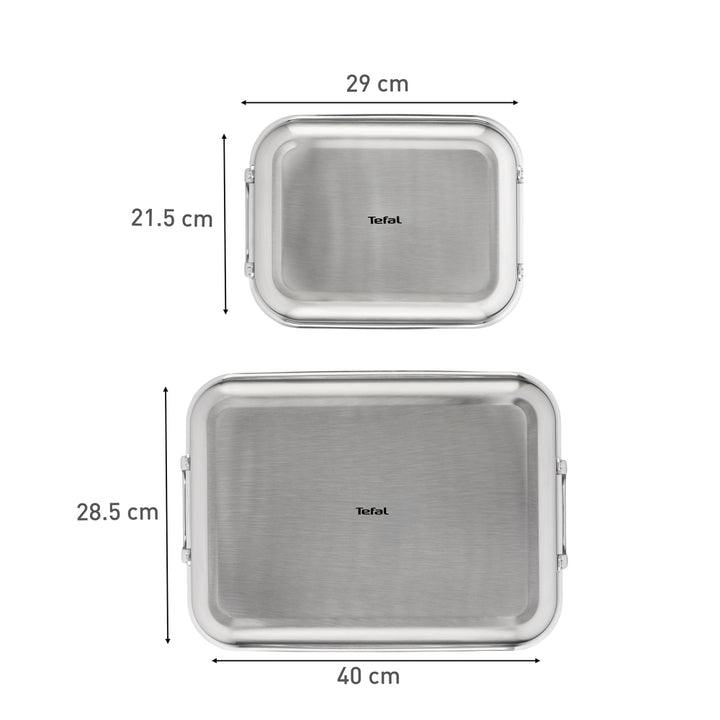 Tefal - Emotion bradepande 2 stk. rustfri stål