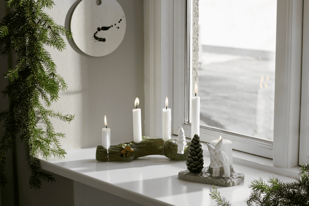 Kähler - Christmas Tales Juleadvent H10 hvid