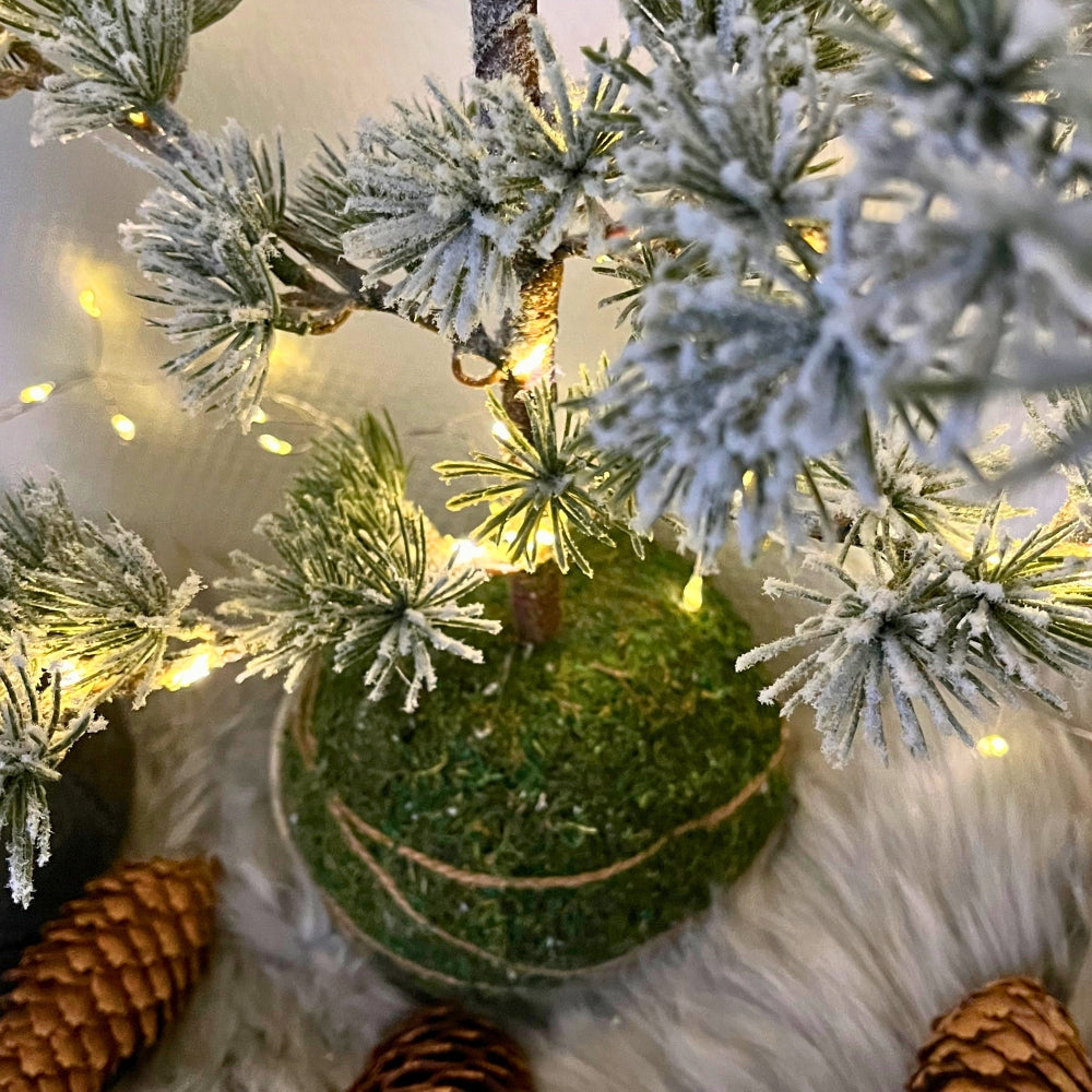 Dacore cedertræ lyskæde adapter H120 cm grøn metalfod