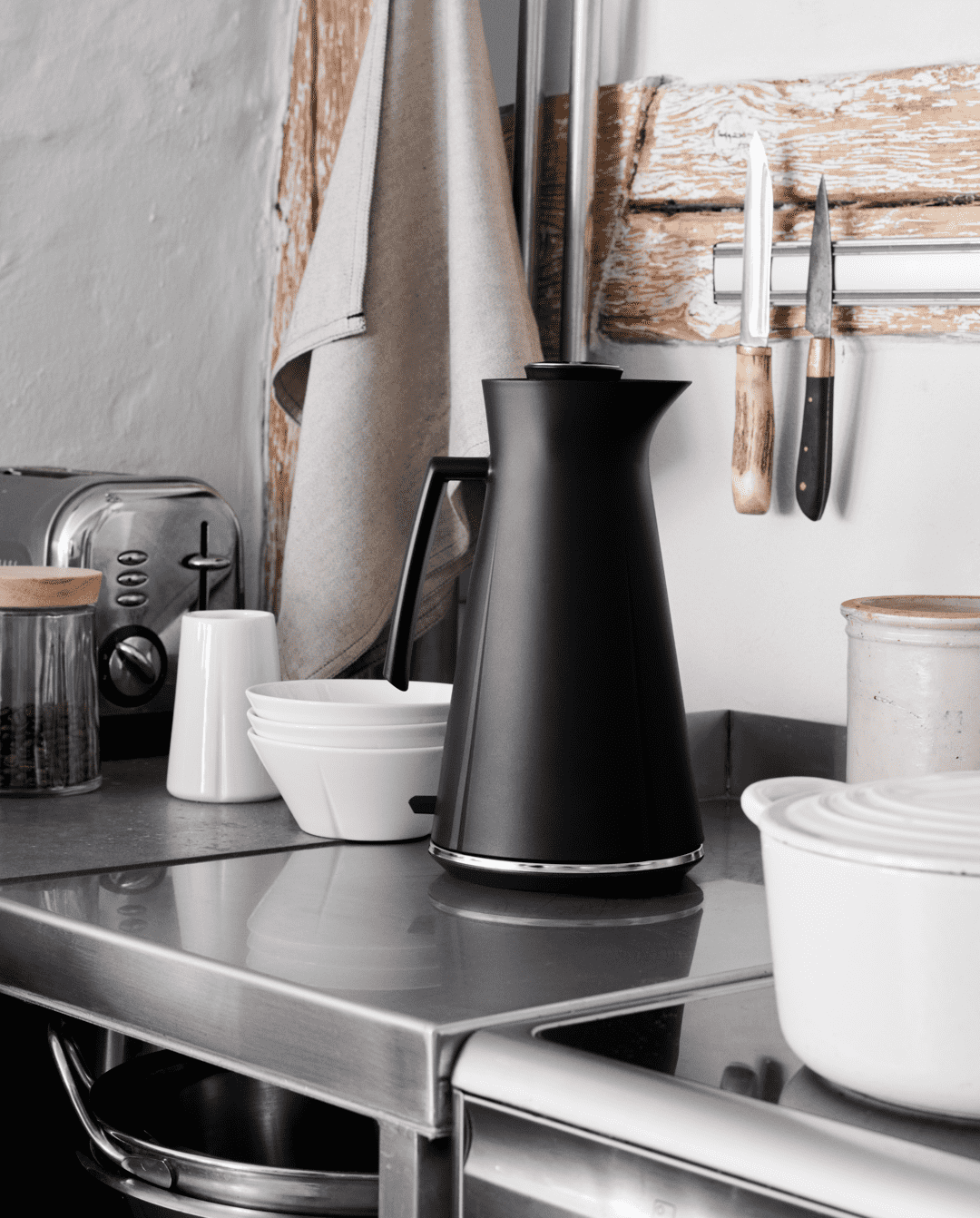 Rosendahl - Grand cru Elkedel 1,4 l sort/stål