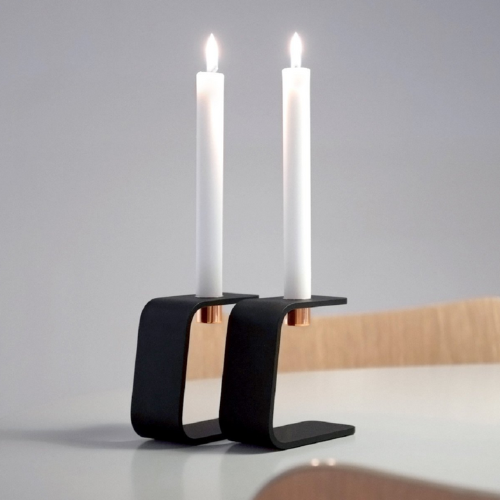 Sein - Vinkel lysestage 2  Krom