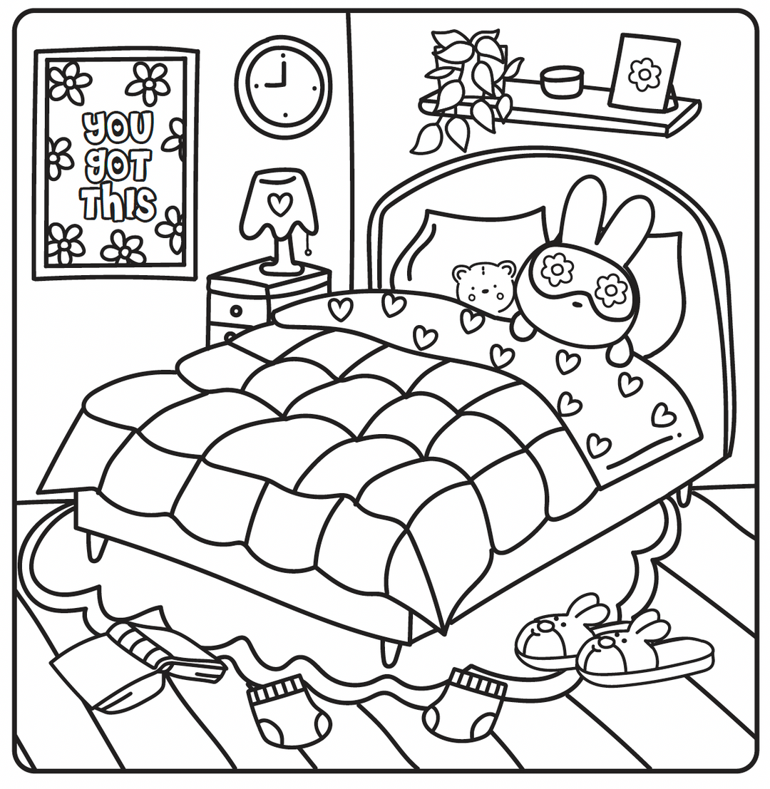 Cozy malebog - Sunny Vibes: Cozy and Calm