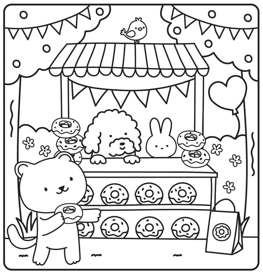 Cozy malebog - Sunny Vibes: Sweet Life