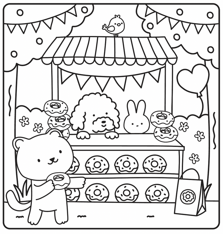 Cozy malebog - Sunny Vibes: Sweet Life