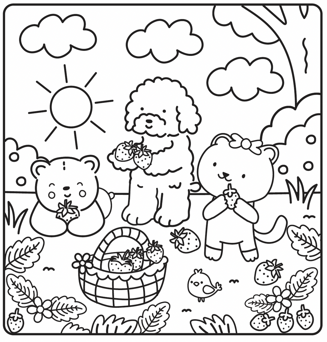 Cozy malebog - Sunny Vibes: Sweet Life