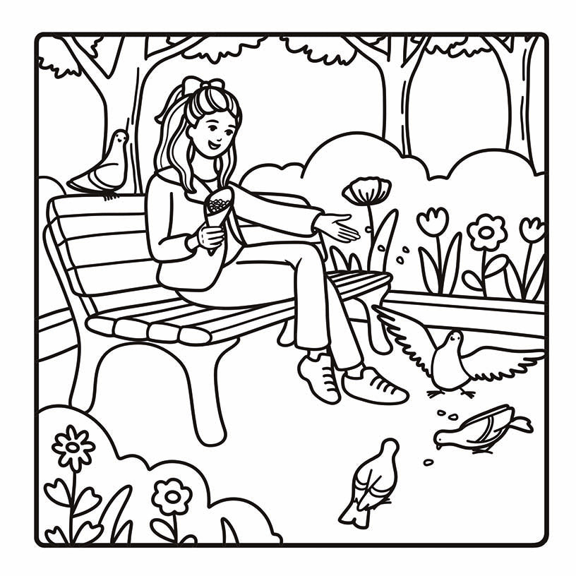 Cozy malebog - Amelia Green: Bestie Moments