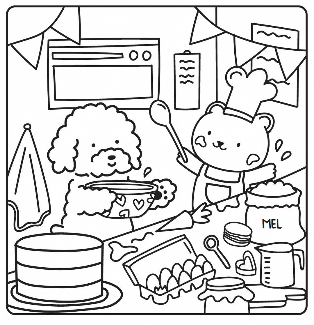 Cozy malebog - Sunny Vibes: Cozy and Calm