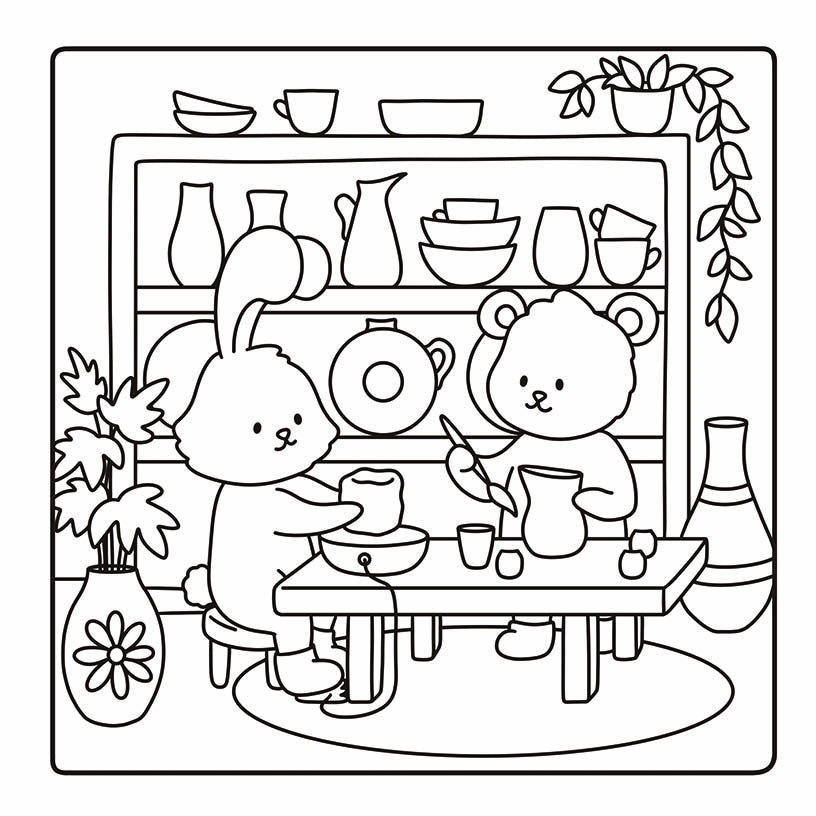 Cozy malebog - Amelia Green: Cozy Cuties