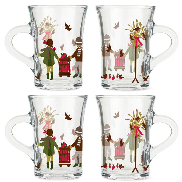 Holmegaard - Jule hotdrink multi 4 stk.