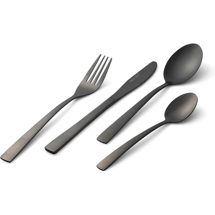 Marie Sohl - Bestickset 16 delar mattsvart