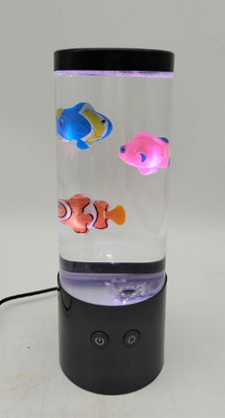 Fiskelampe med 3 fisk til batteri inkl. USB-ledning