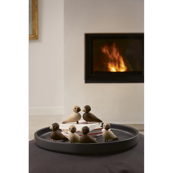 Kay Bojesen - Turteldue - 2 stk. H 8,8 cm Egetræ