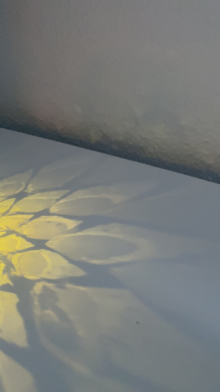 Solcellslampa mosaik Ø10xH9 cm grön