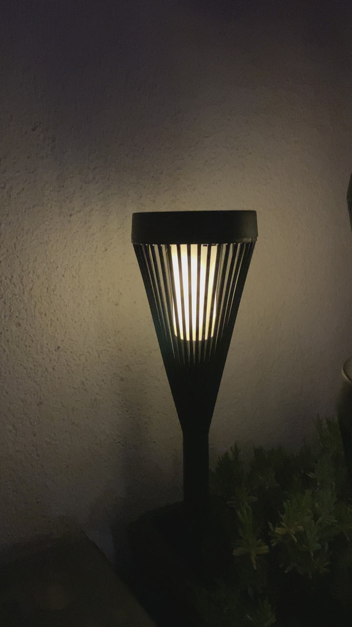 Solcellslampa - 46,5 cm för spjut, bord eller vägg