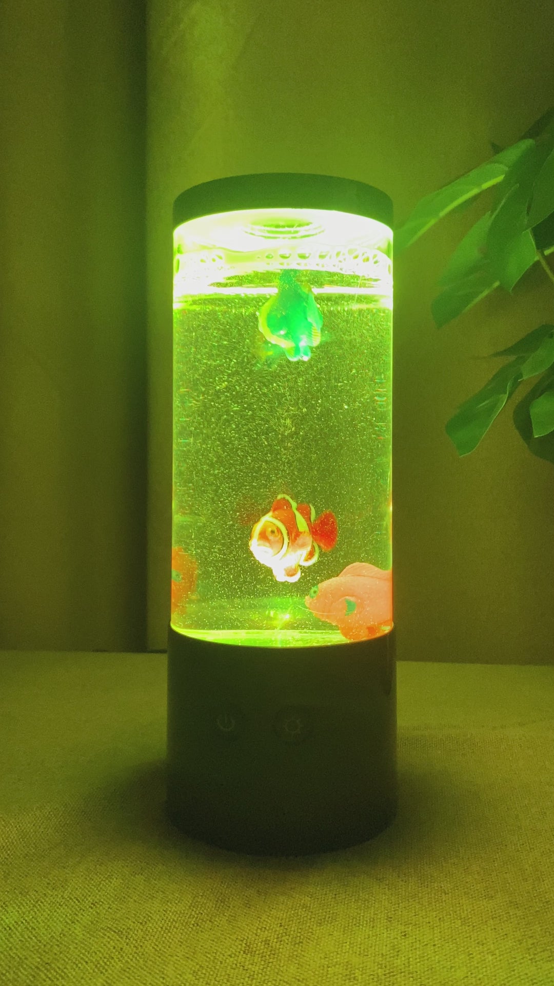 Fiskelampe med 3 fisk til batteri inkl. USB-ledning