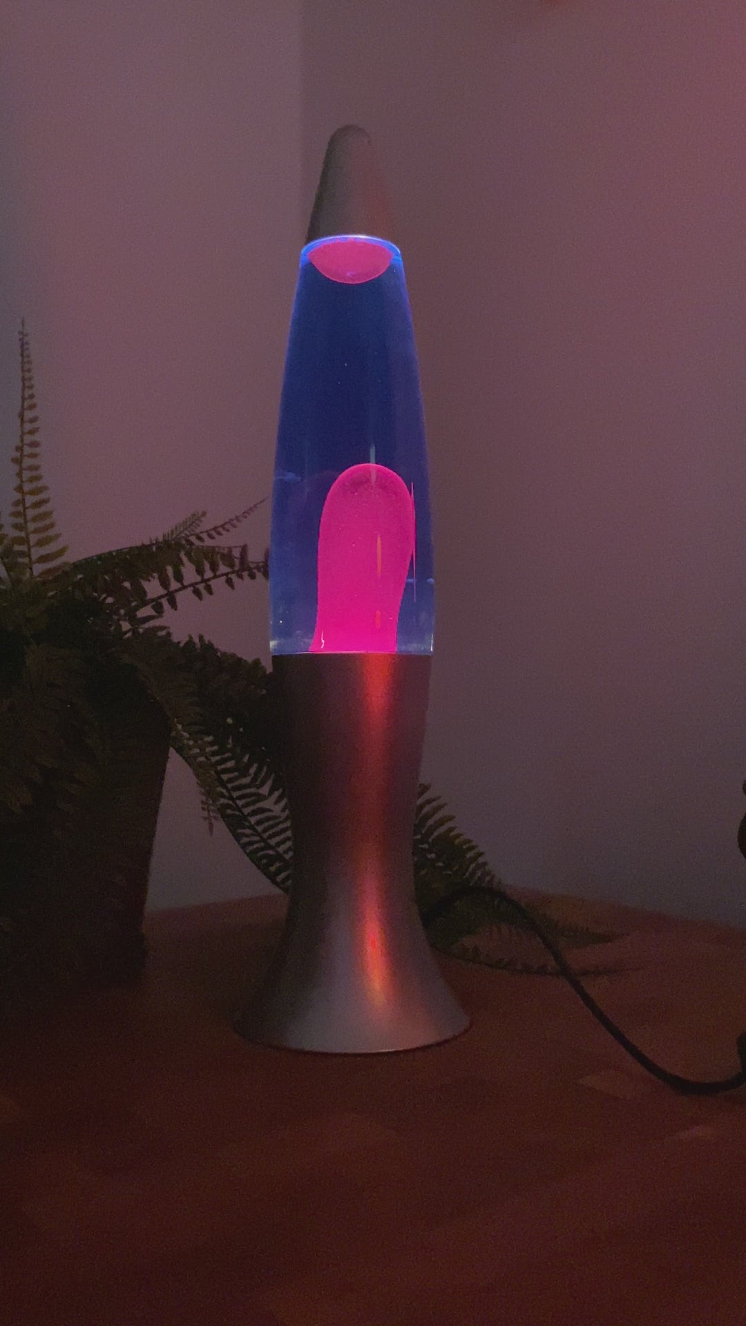 Lavalampa 40 cm 25 W Rosa/Lila