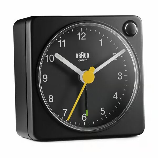 Braun Classic - Vækkeur BC02XB quartz firkantet - Sort