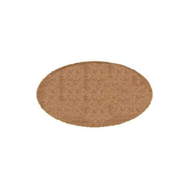 Dørmåtte oval 40x60 cm kokos natur