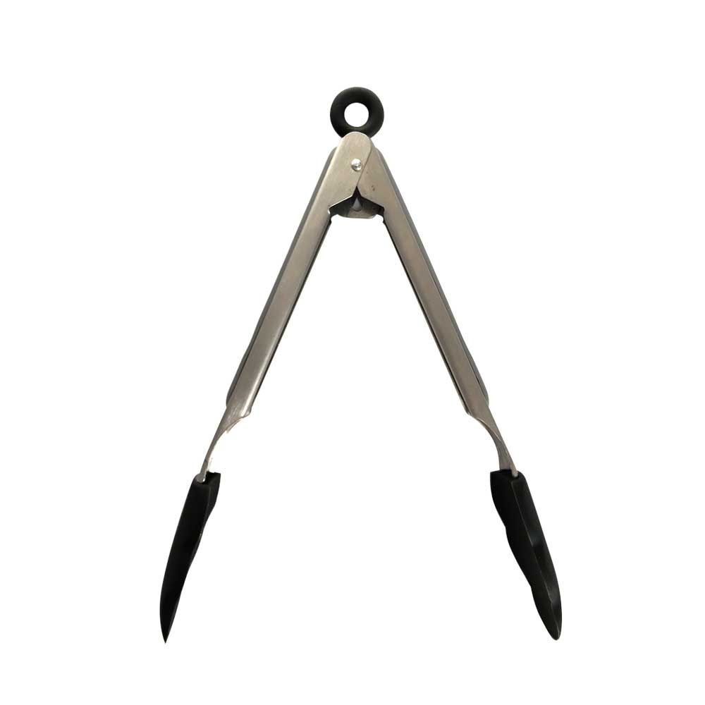 Conzept Kitchen madtang 23 cm med silicone sort/grå