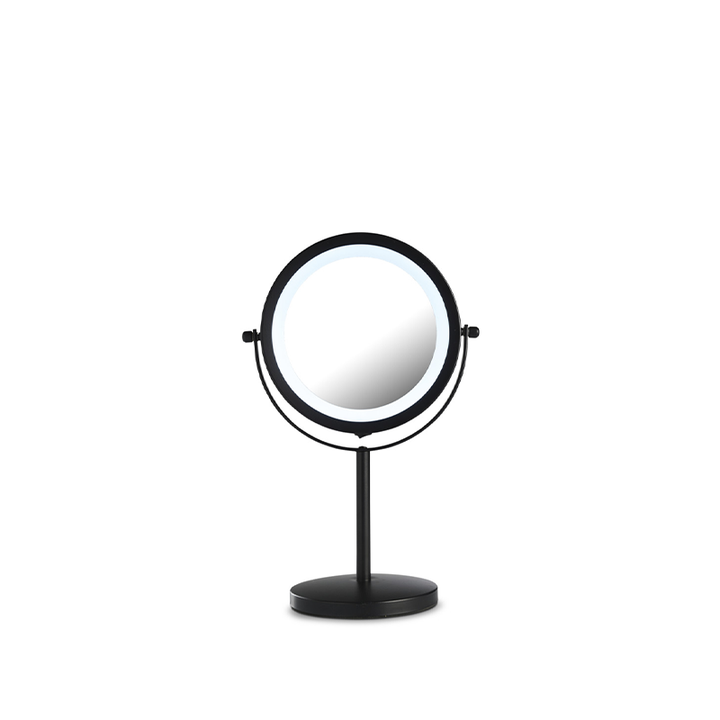 Day - Make up spejl med LED-lys Ø17,5H33 cm sort