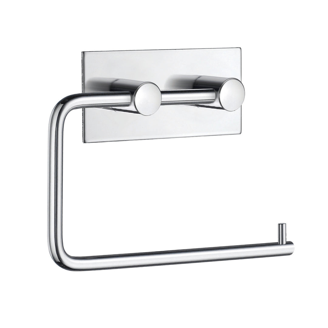 Beslagsboden - Selvklæbende toiletpapirholder -  Krom rustfrit stål