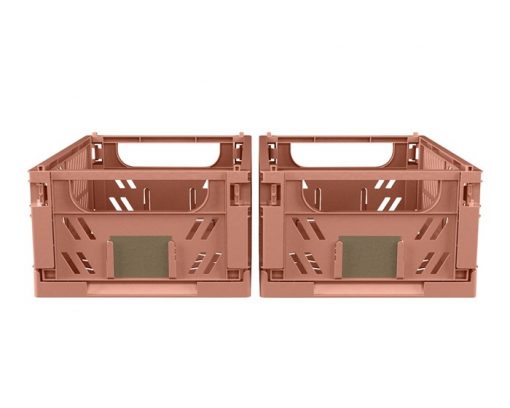 Day - Opbevaringskasse foldbar 17x125x7 cm misty coral 2 stk.