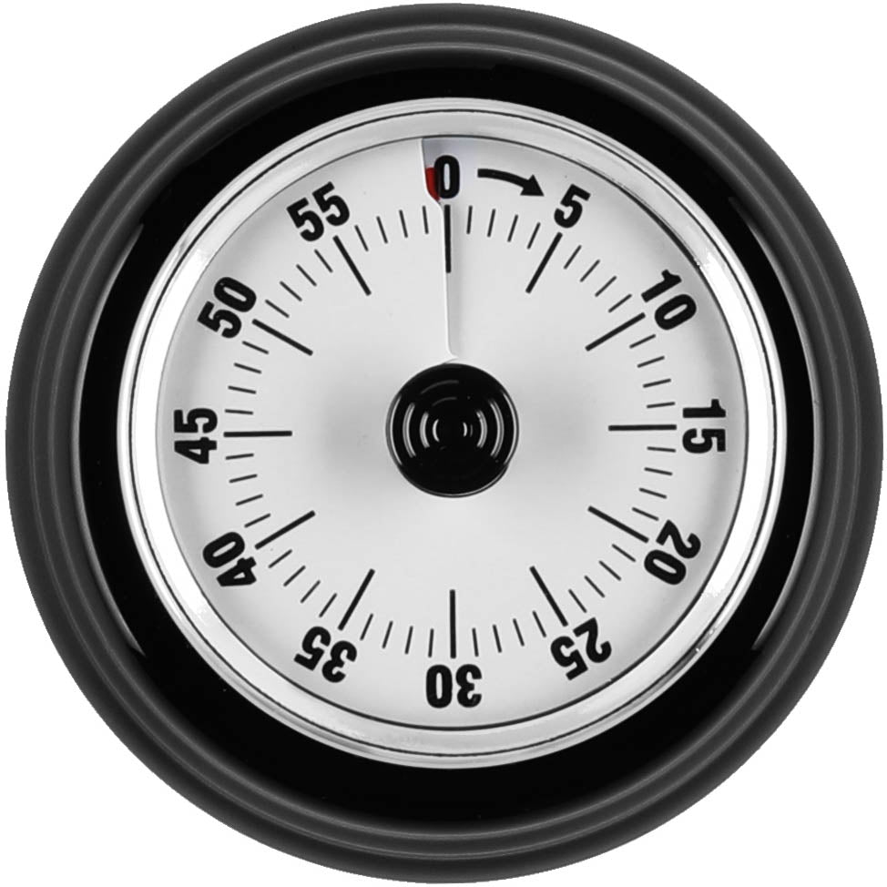 MAKU - Minut klocka mekanisk med magnet svart