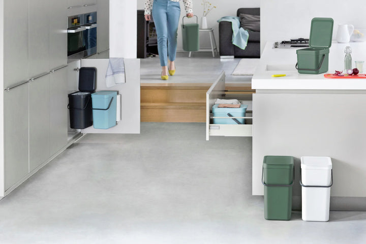 Brabantia - Sort and go recycle bin - 12l - lys grå