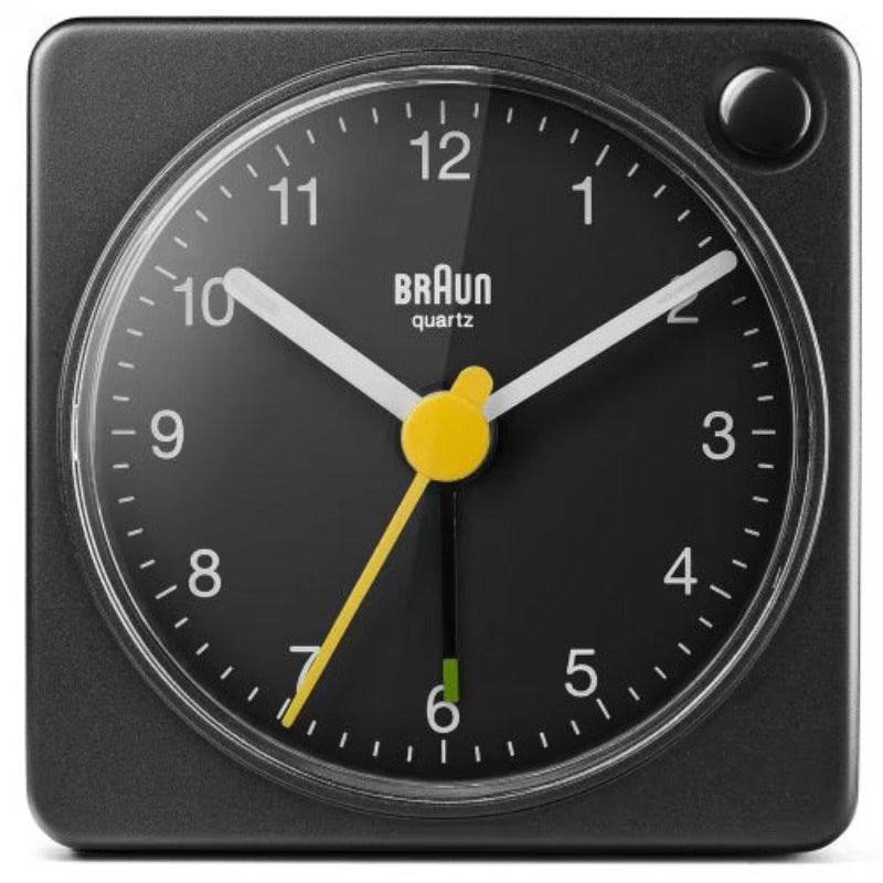 Braun Classic - Vækkeur BC02XB quartz firkantet - Sort