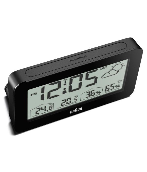 Braun - Digital Vejrstation BC13BP-DCF - Sort