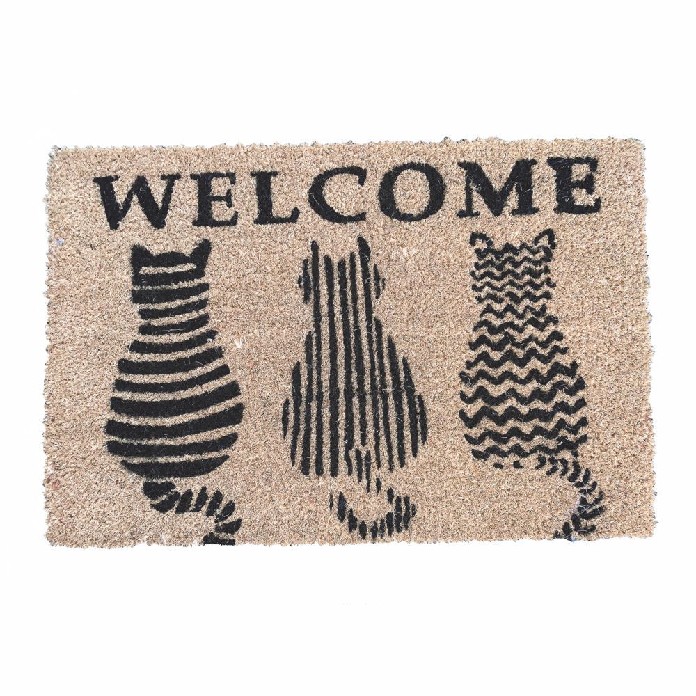 Dacore - Dørmåtte 40x60 kokos med katte