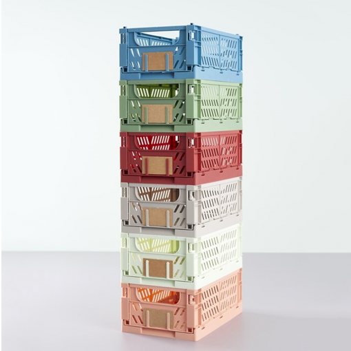 Day - Opbevaringskasse foldbar 17x125x7 cm misty coral 2 stk.