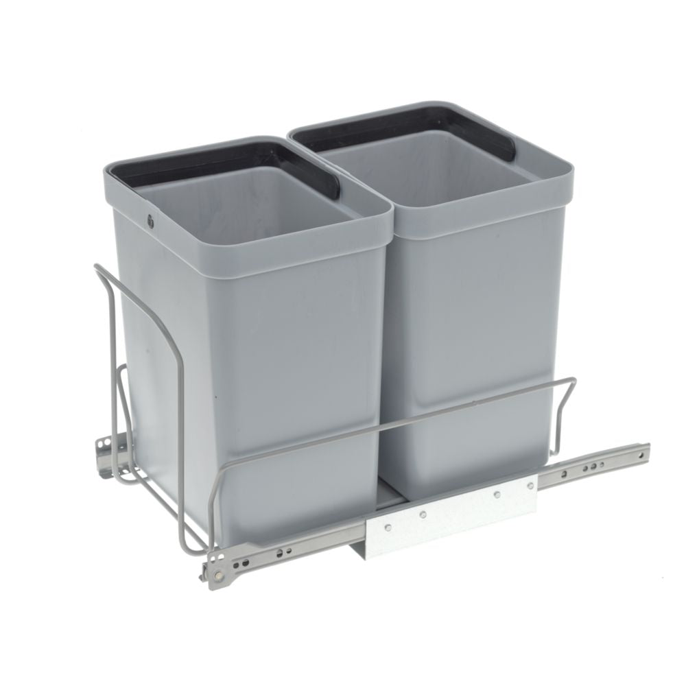 Sorteringsaffaldsspande - m. Indbygningsmodul - 2 x 10 Liter