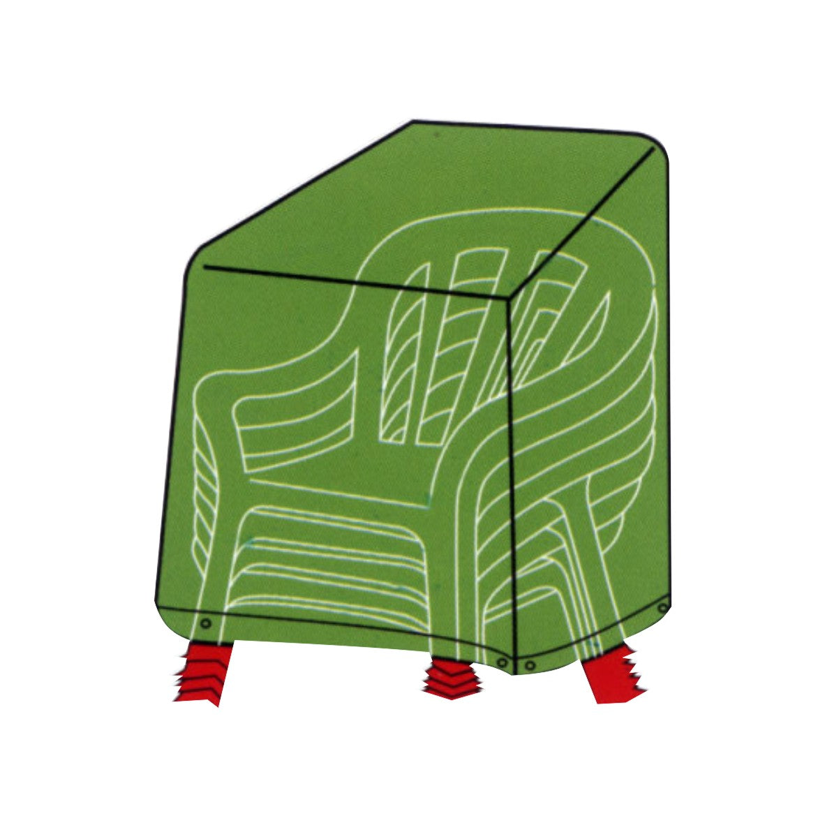 Conzept - Overtræk til stabelstole - 68x68x105